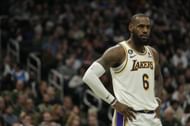 LeBron James of the LA Lakers